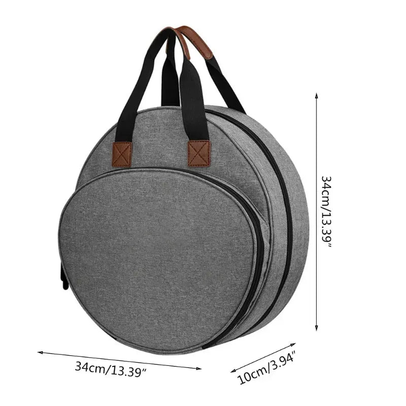 Embroidery Project Bag Carrying Tote Case with Multiple Pockets for Embroidery Supplies and Thread Storage