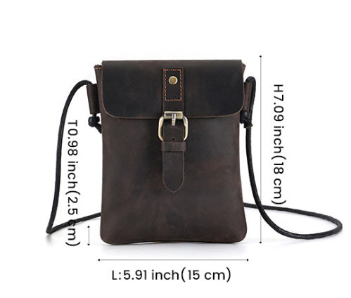 Men's Leather Phone Bag