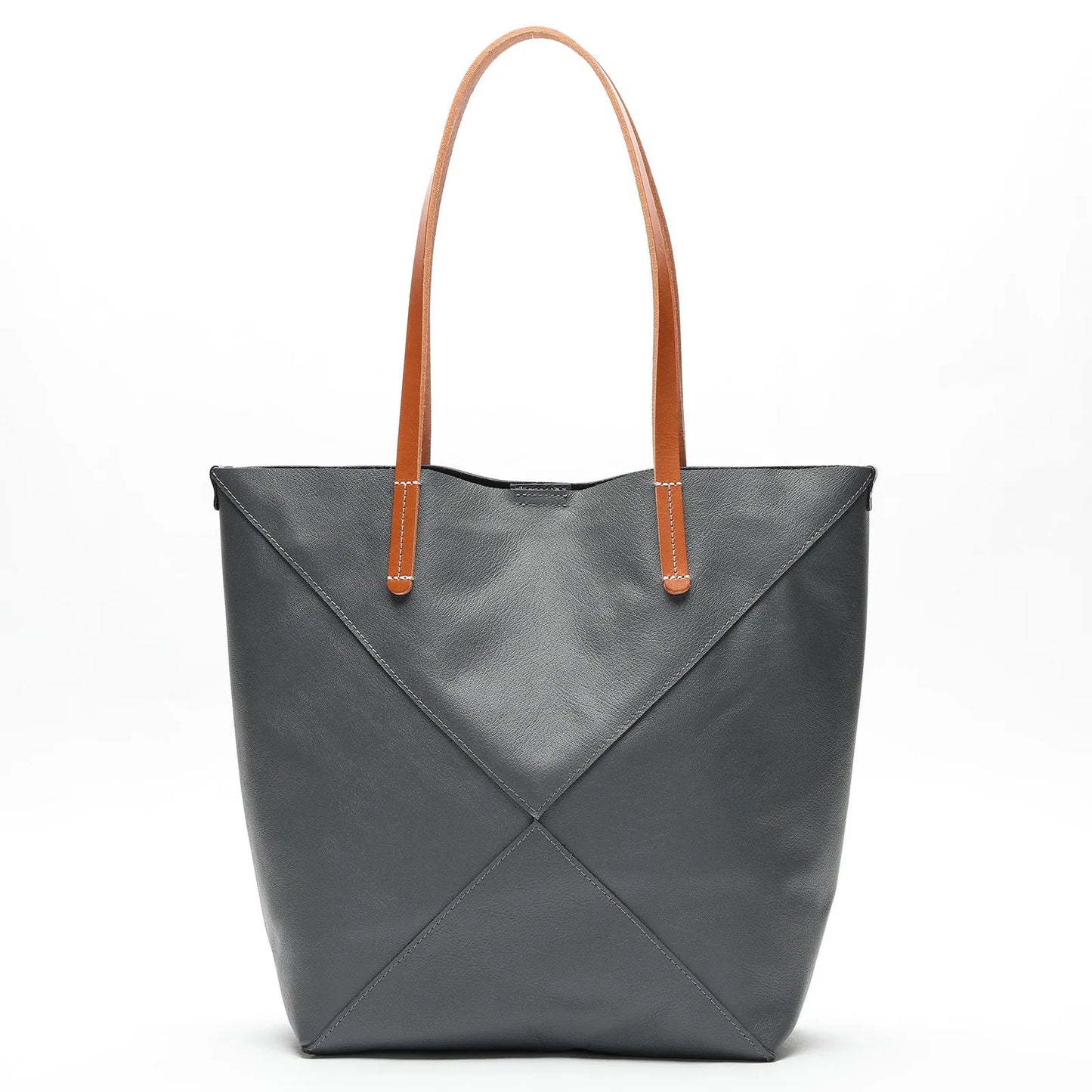 Handmade Genuine Leather Women's Bag High Grade Large Capacity One Shoulder Portable