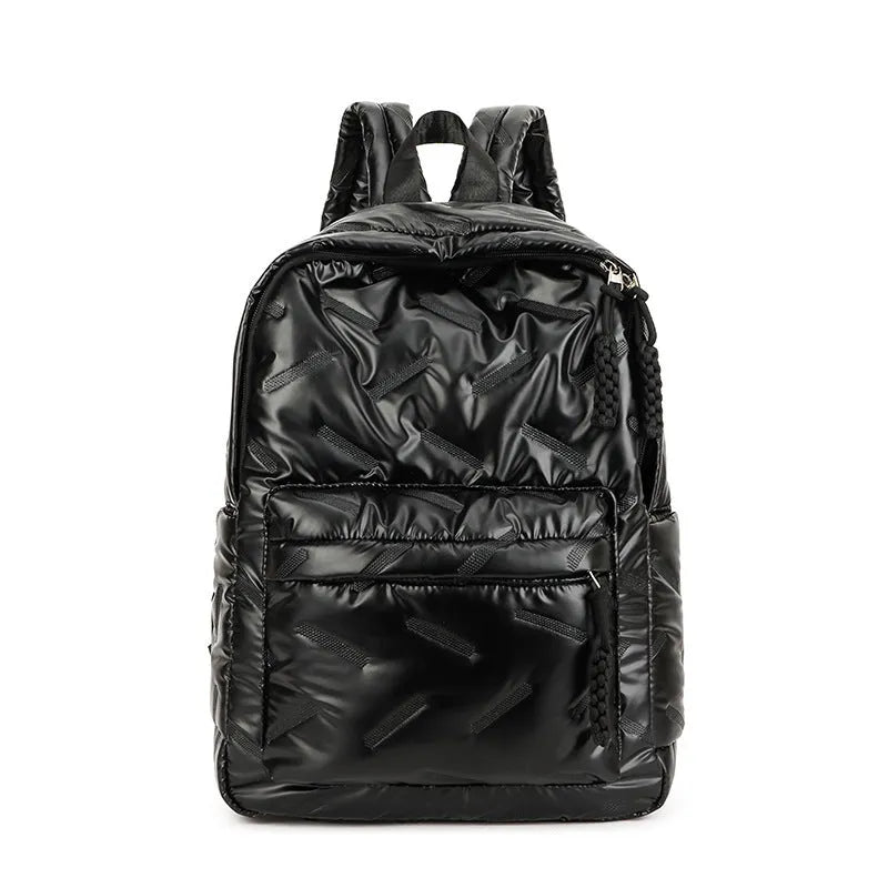 Fashion Large Capacity Backpack Urban Simplicity Design Breathable Nylon Material