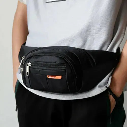 Waist Bag Fanny Pack for Men Women Hip Belt Bum Pouch Sport Travel Purse Unisex