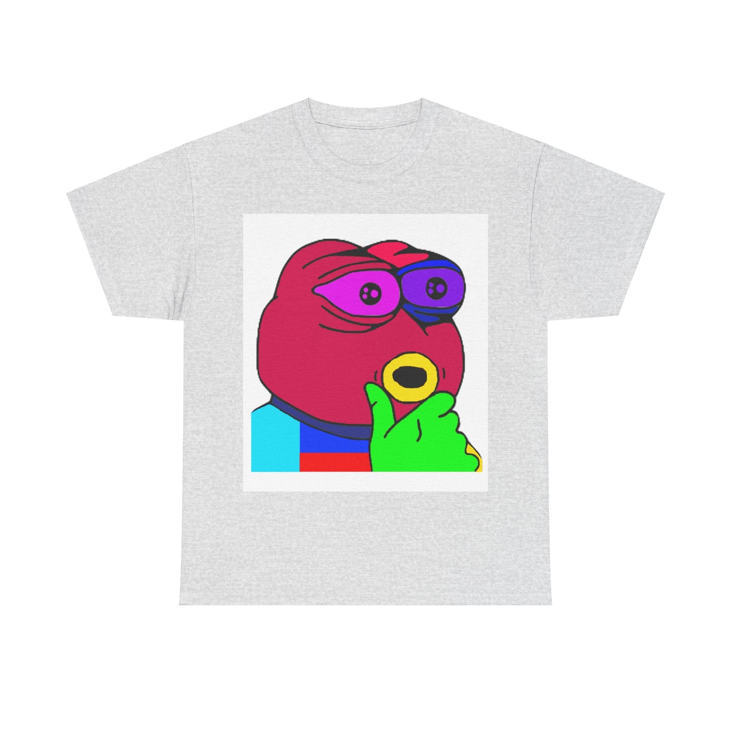 Frog Unisex Heavy Cotton Tee for Men and Women in Multiple Sizes