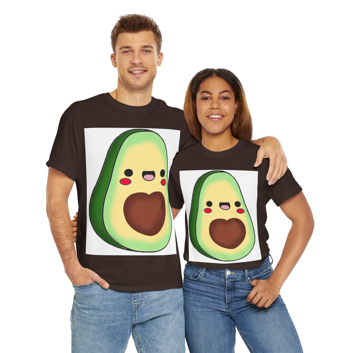 Avocado Unisex Heavy Cotton T-Shirt Available in Sizes S to 5XL