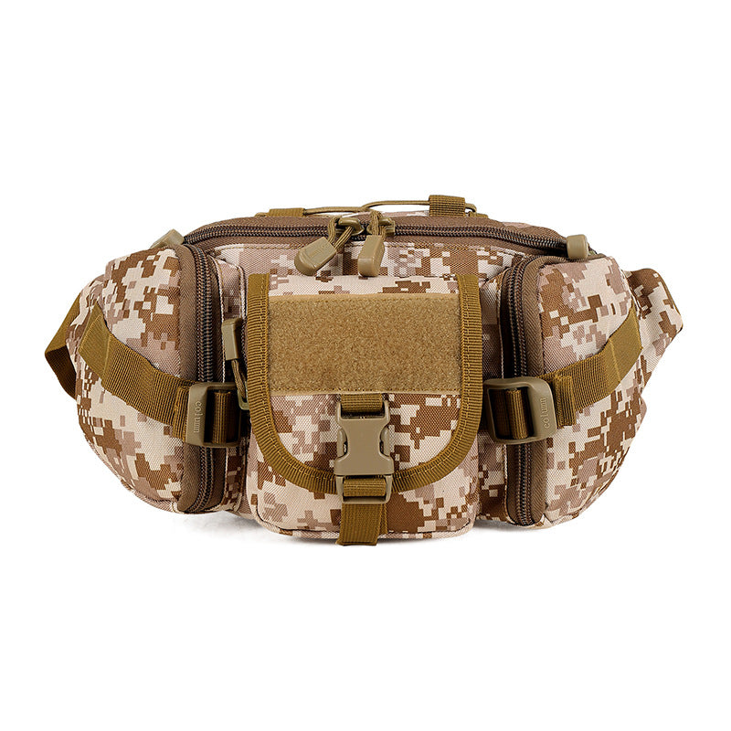 Tactical Fanny Pack Waist Bag Hip Belt Outdoor Fishing Bumbag with Water Bottle Pocket Holde Outdoor military fan tactical belt bag