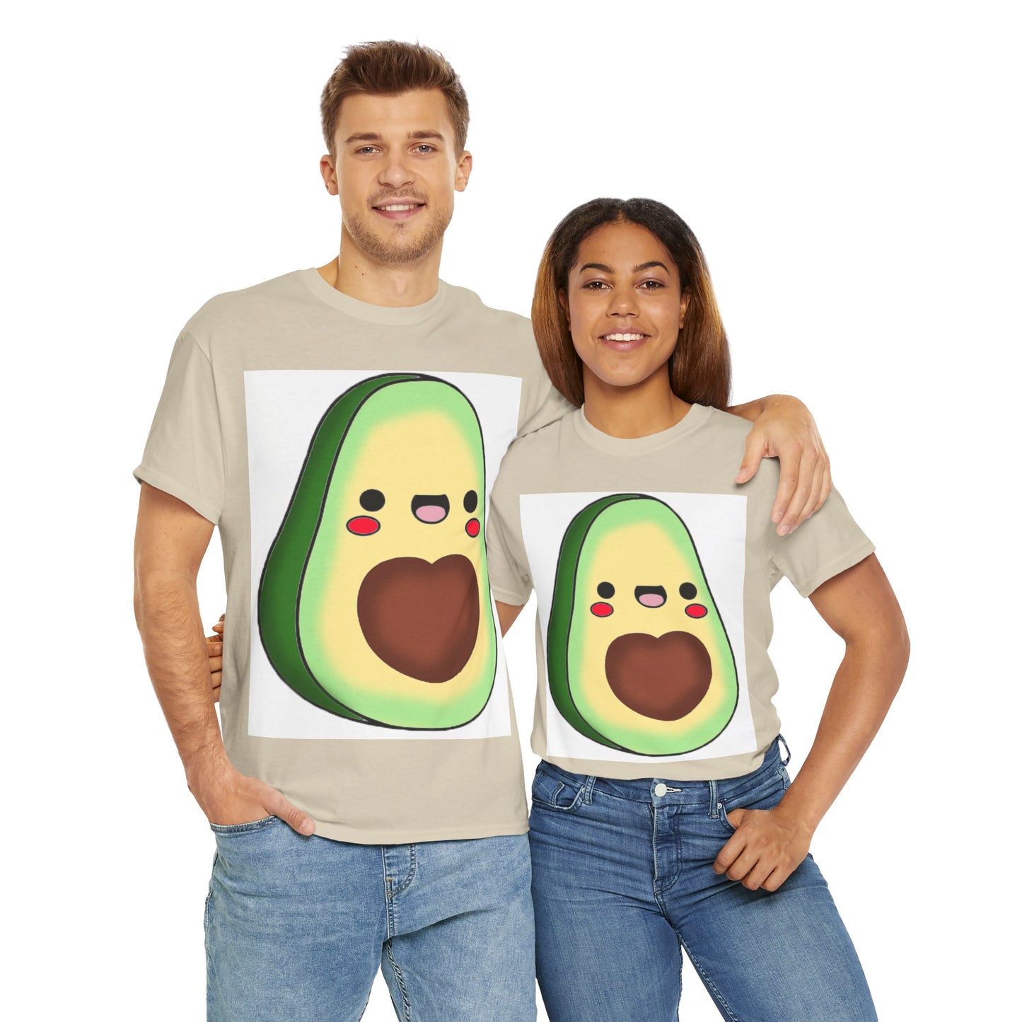 Avocado Unisex Heavy Cotton T-Shirt Available in Sizes S to 5XL