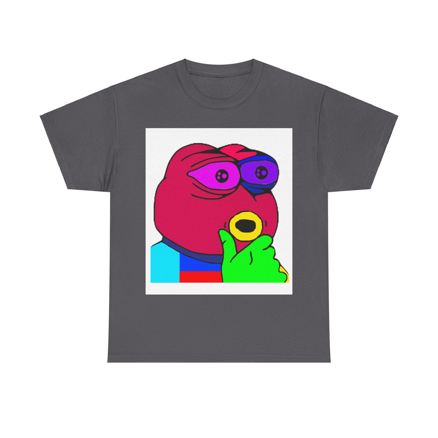 Frog Unisex Heavy Cotton Tee for Men and Women in Multiple Sizes