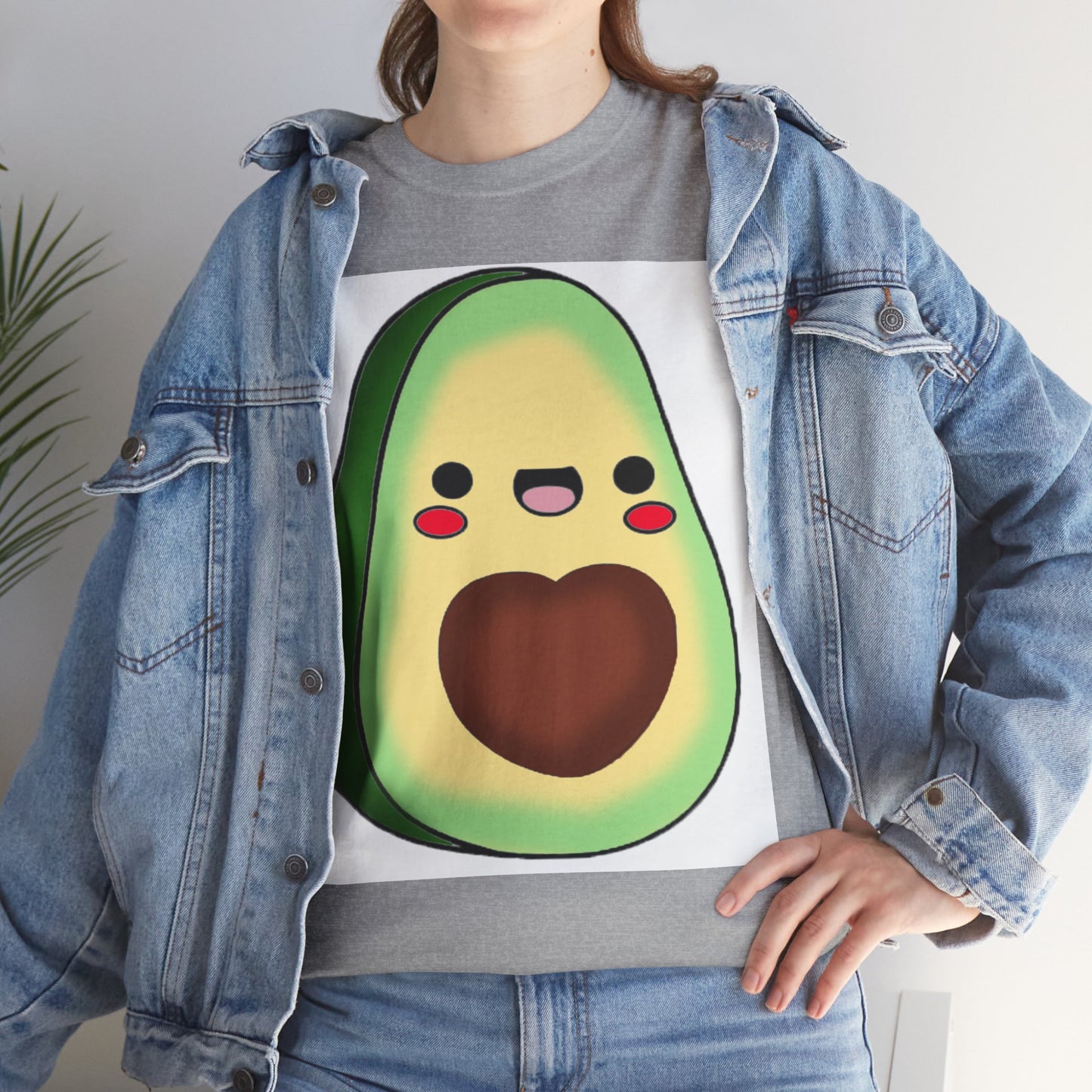 Avocado Unisex Heavy Cotton T-Shirt Available in Sizes S to 5XL
