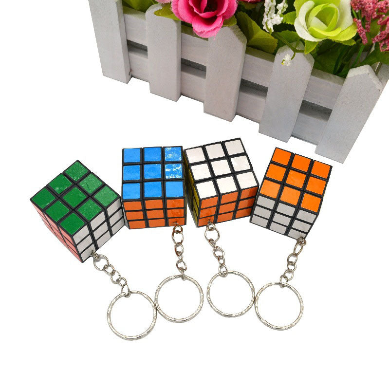 Speed Cube Set of 2x2 3x3 Cylinder Trihedron Pyramid and Magic Ball Cubes Magic Cube Set Brain Teasers for Kids and Adults Stickerless Keychain