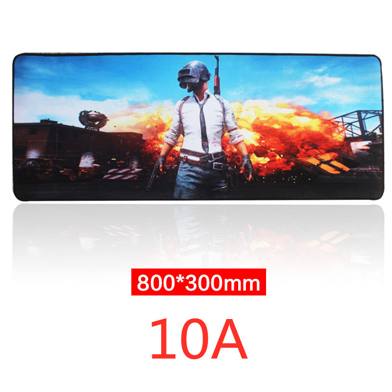 Extra Large RGB Gaming Mouse Pad, Extended Soft LED Mouse Pad, Anti-Slip Rubber Base, Computer Keyboard Mousepad Mat