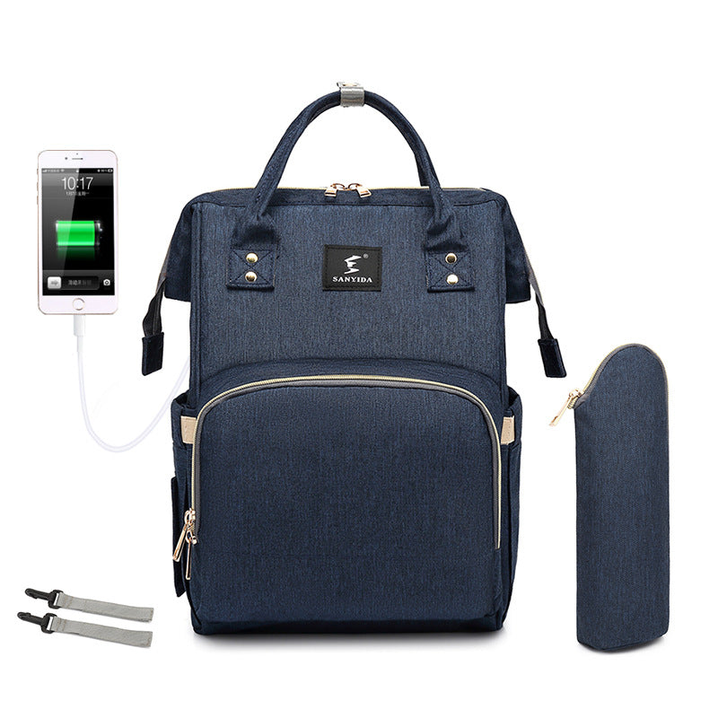 Diaper Bag Backpack – Multifunctional Travel Backpack for Maternity & Baby Changing with Large Capacity, Waterproof Design