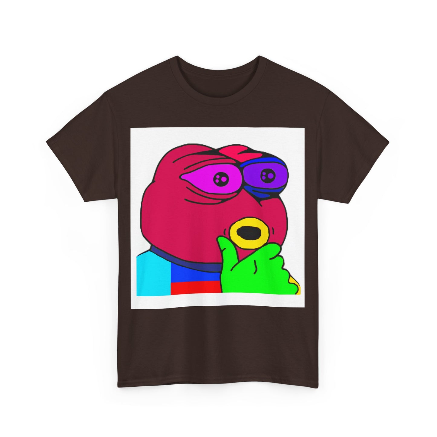 Frog Unisex Heavy Cotton Tee for Men and Women in Multiple Sizes