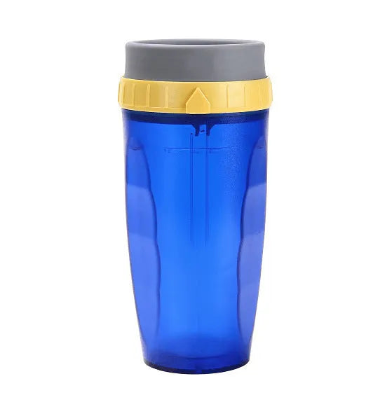 No Cover Twist Cup Travel Portable Double Insulation Tumbler With Straw For Children And Adults