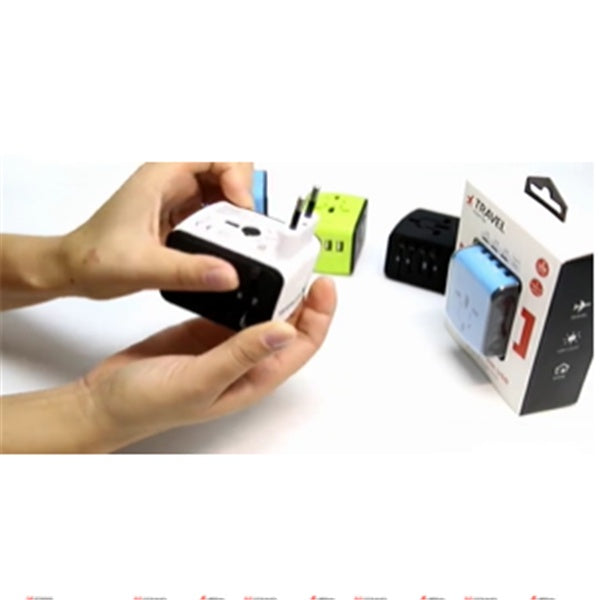 Universal Travel Adapter, International Power Adapter 5.6A 3 USB C 2 USB A Ports, Plug Adaptor Travel Worldwide, Travel Charger Outlet