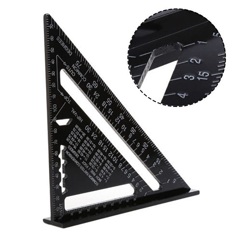 Aluminum alloy woodworking measuring square Ruler
