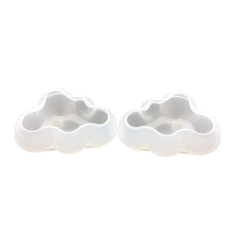 Three-dimensional Cloud Mold 3D Cloud Resin Silicone Molds for Epoxy Jewelry Casting Fondant Cake Topper Chocolate Mousse Candle Soap Bath Bomb
