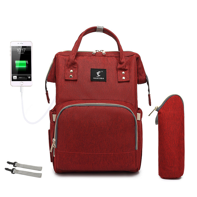 Diaper Bag Backpack – Multifunctional Travel Backpack for Maternity & Baby Changing with Large Capacity, Waterproof Design