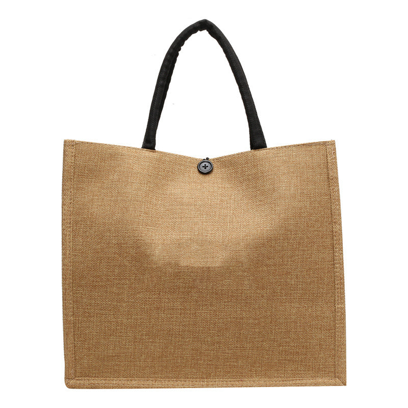 Canvas Bag Female Capacity Linen Handbag