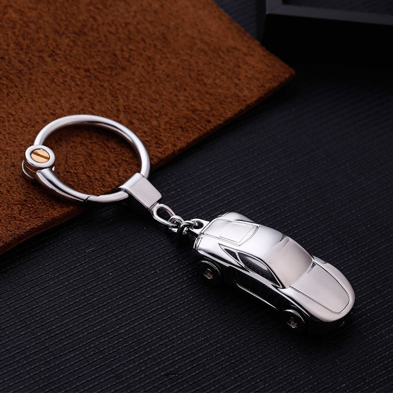 Heart-Shaped Keychain – Fashionable Couple Car Key Pendant for Unisex