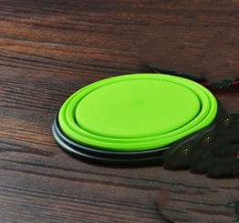 2 In 1 Pet Water Bottle Dispenser Travel Portable Dog Cat Drinking Silicone Bowl