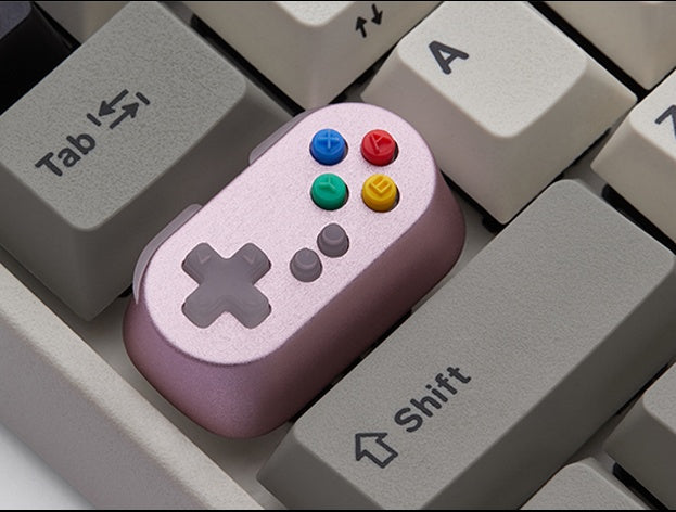 Game Console Handle Metal Transparent Keycap Wireless MechanicSwitchal Keyboard