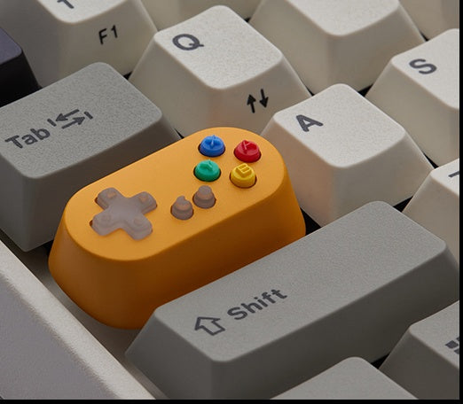 Game Console Handle Metal Transparent Keycap Wireless MechanicSwitchal Keyboard