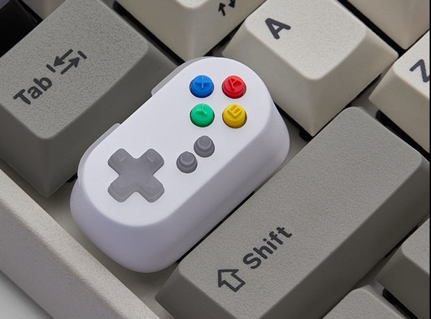 Game Console Handle Metal Transparent Keycap Wireless MechanicSwitchal Keyboard