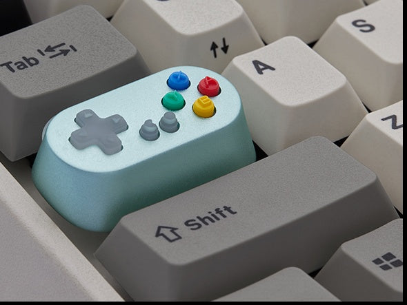 Game Console Handle Metal Transparent Keycap Wireless MechanicSwitchal Keyboard