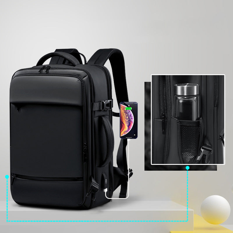 Large Volume Business Travel Luggage Computer Bag – Flight Approved Underseat Backpack for Men and Women, 20-35L Capacity