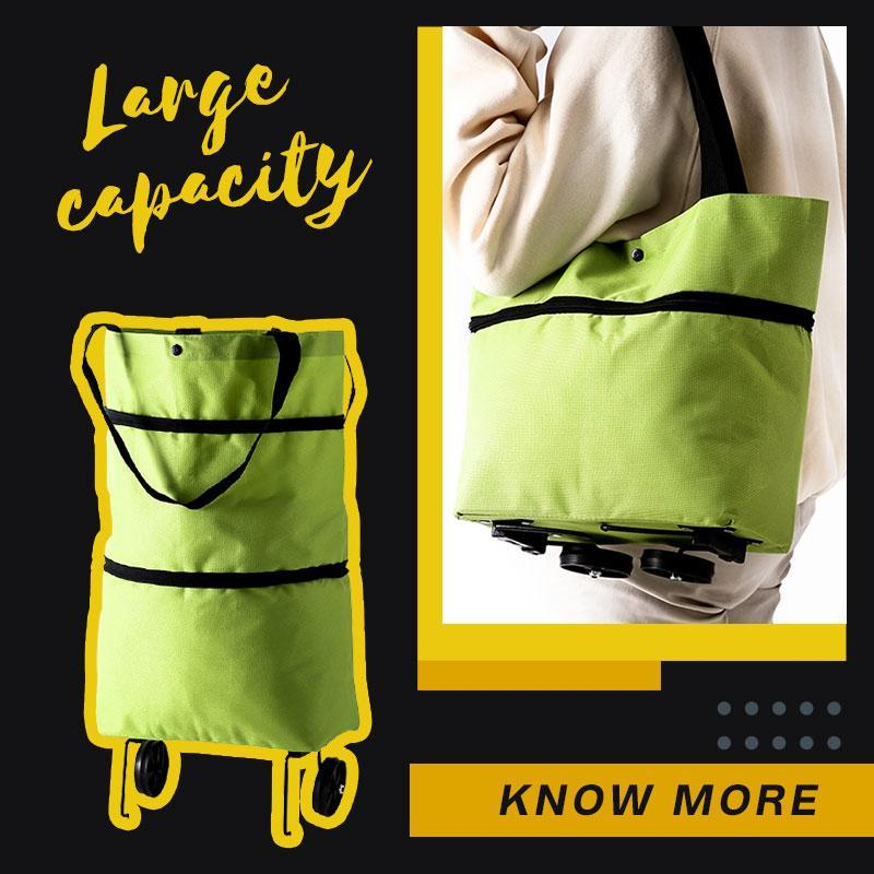 Foldable Shopping Bag with Wheels – Versatile and Eco-Friendly