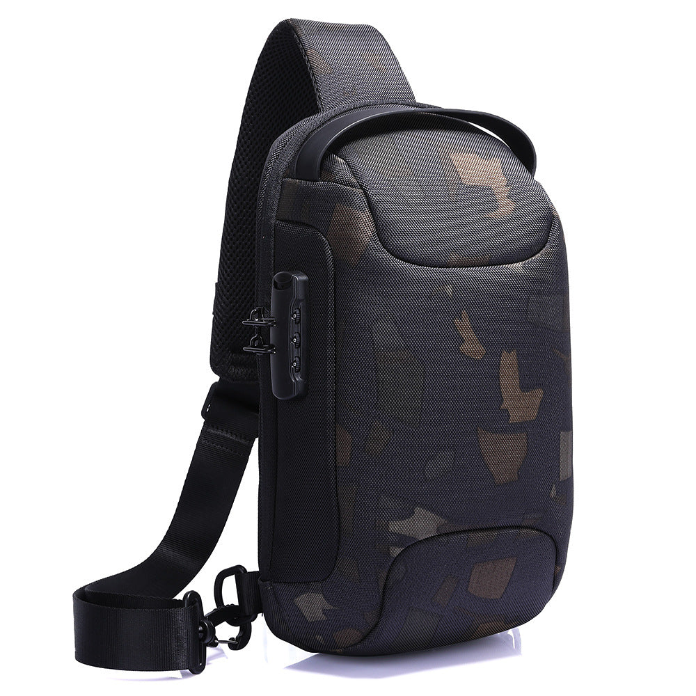 TheVenta Hot Style Summer Men's Sports Car Breast Bag Single Shoulder Bag