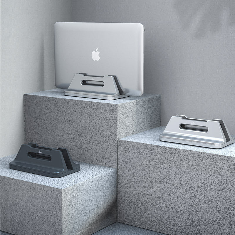 Laptop Stand Vertical Laptop Dock Multiple Laptop Organizer Stand Laptop Vertical Stand Desk Laptop Bracket Upright Vertical Laptop Rack Aluminum