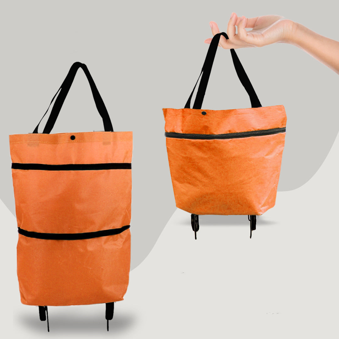 Foldable Shopping Bag with Wheels – Versatile and Eco-Friendly