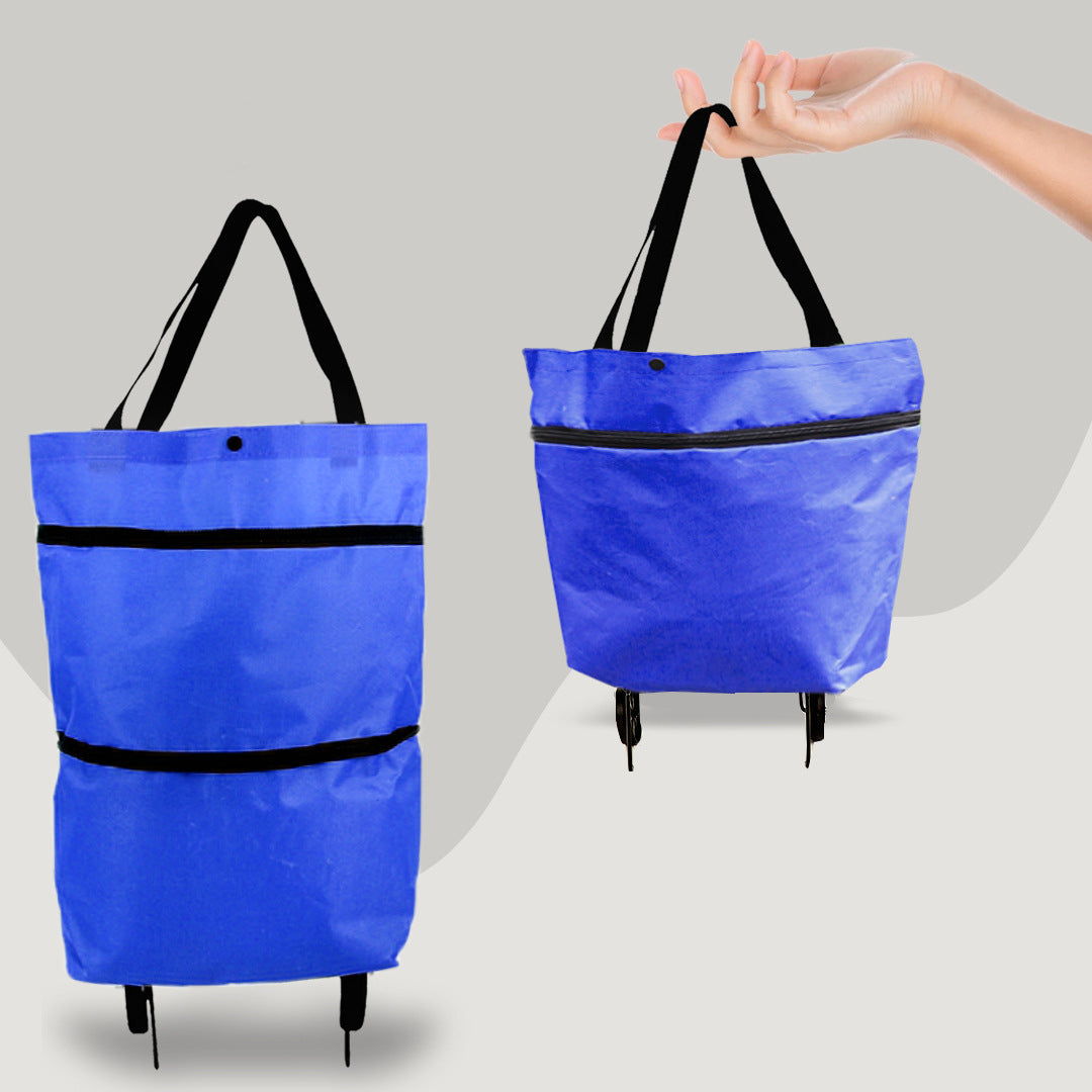 Foldable Shopping Bag with Wheels – Versatile and Eco-Friendly
