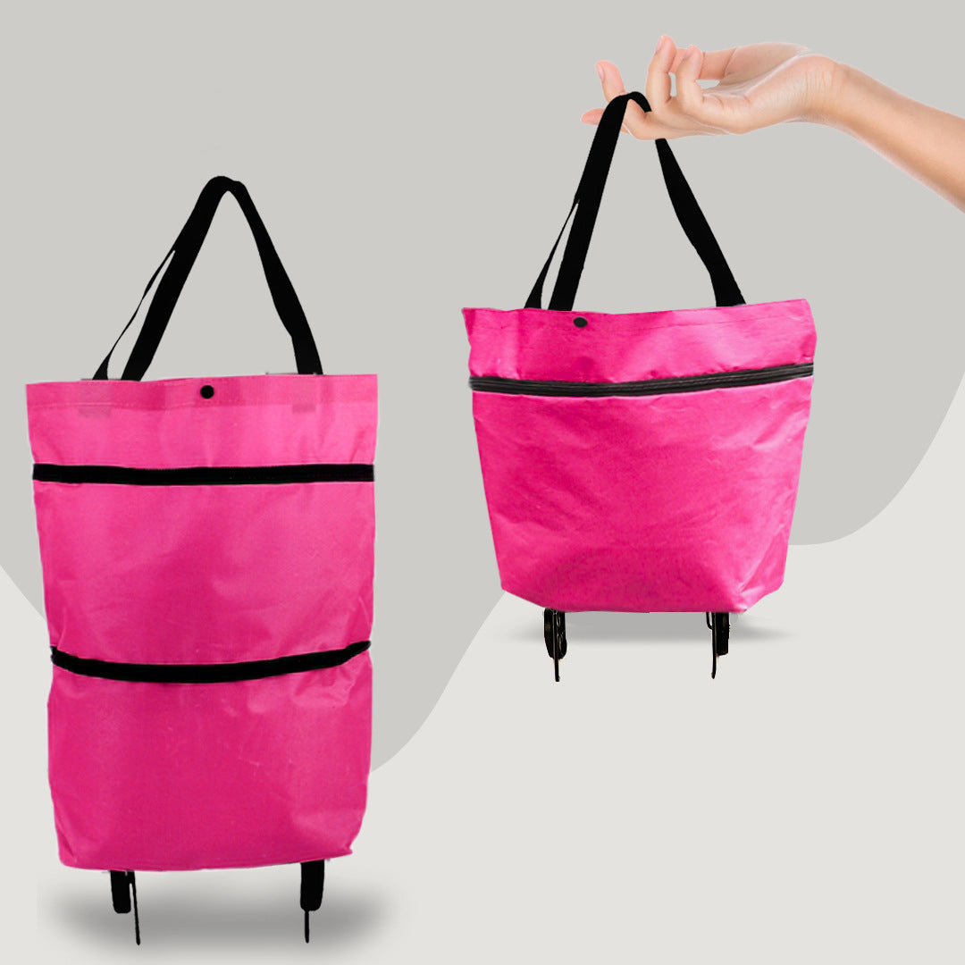 Foldable Shopping Bag with Wheels – Versatile and Eco-Friendly
