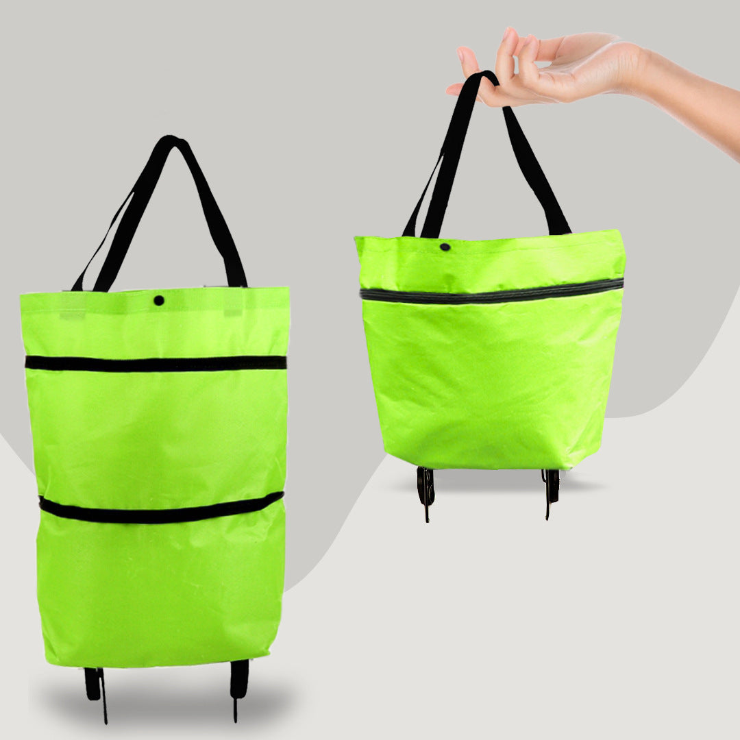 Foldable Shopping Bag with Wheels – Versatile and Eco-Friendly