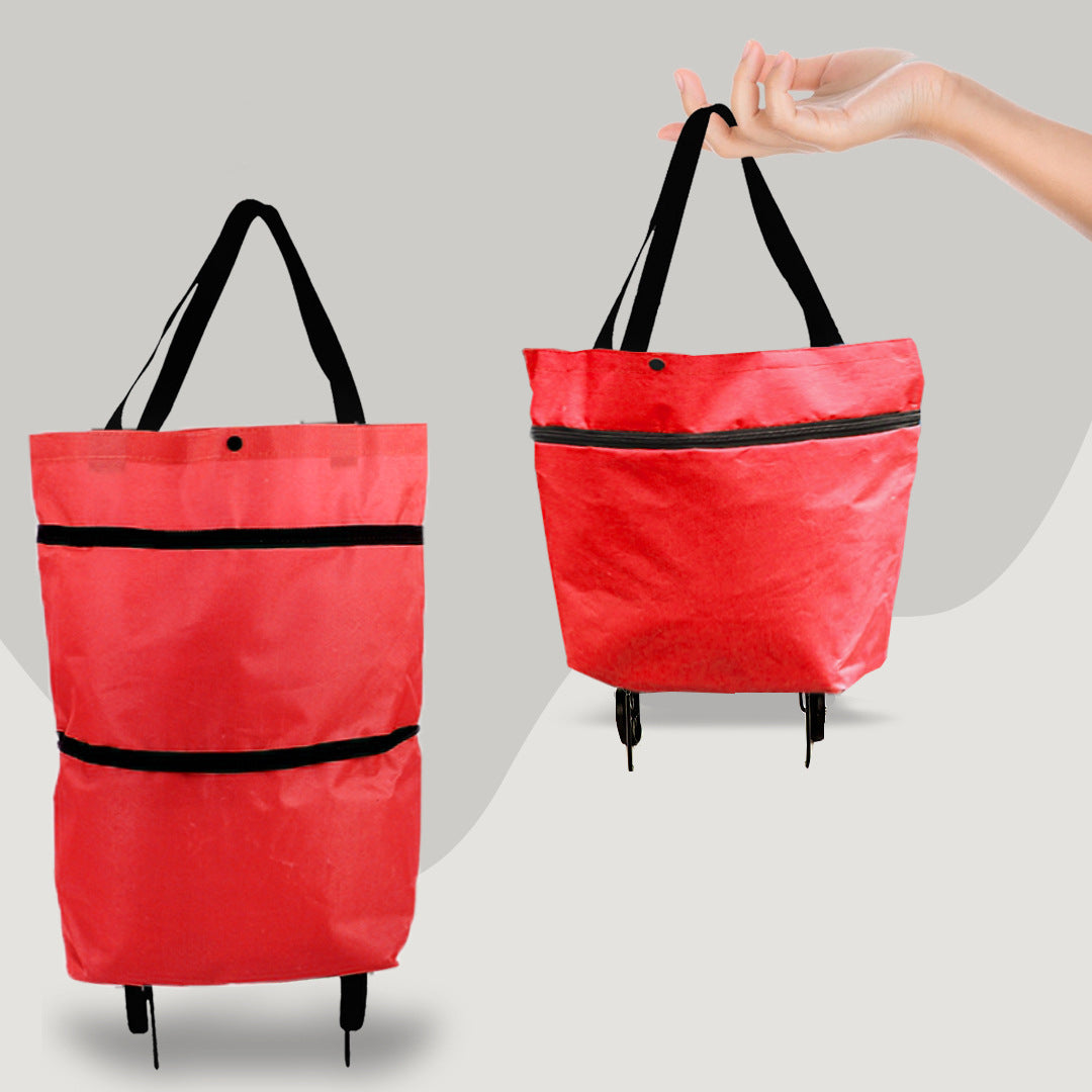 Foldable Shopping Bag with Wheels – Versatile and Eco-Friendly