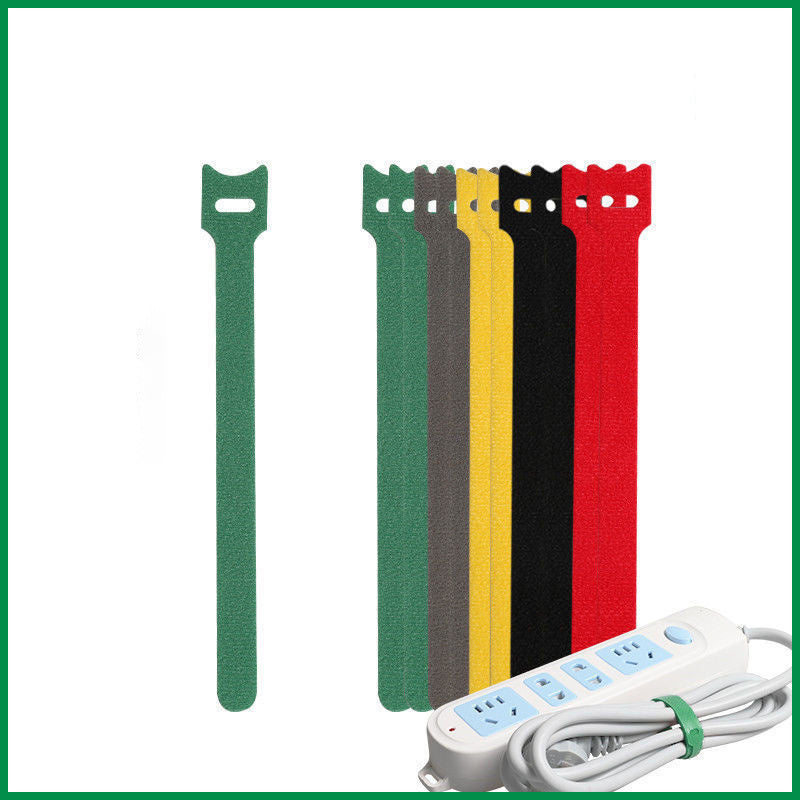 Velcro Wire Fixed Cable Organizer Data Cable Multi-Purpose Cable management Hook & Loop Cable Straps Wire Ties,Adjustable Fastening Cord Organizer,