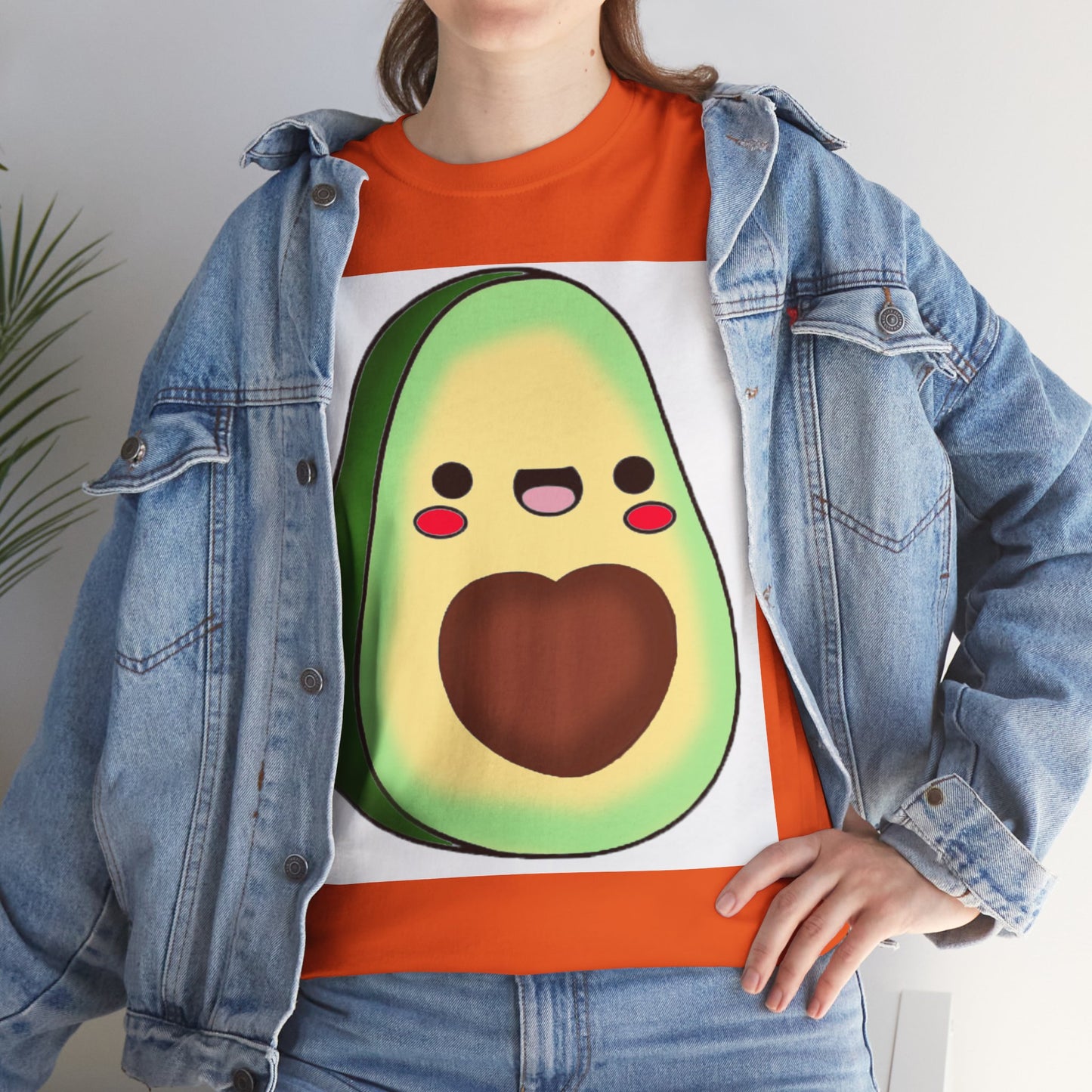 Avocado Unisex Heavy Cotton T-Shirt Available in Sizes S to 5XL