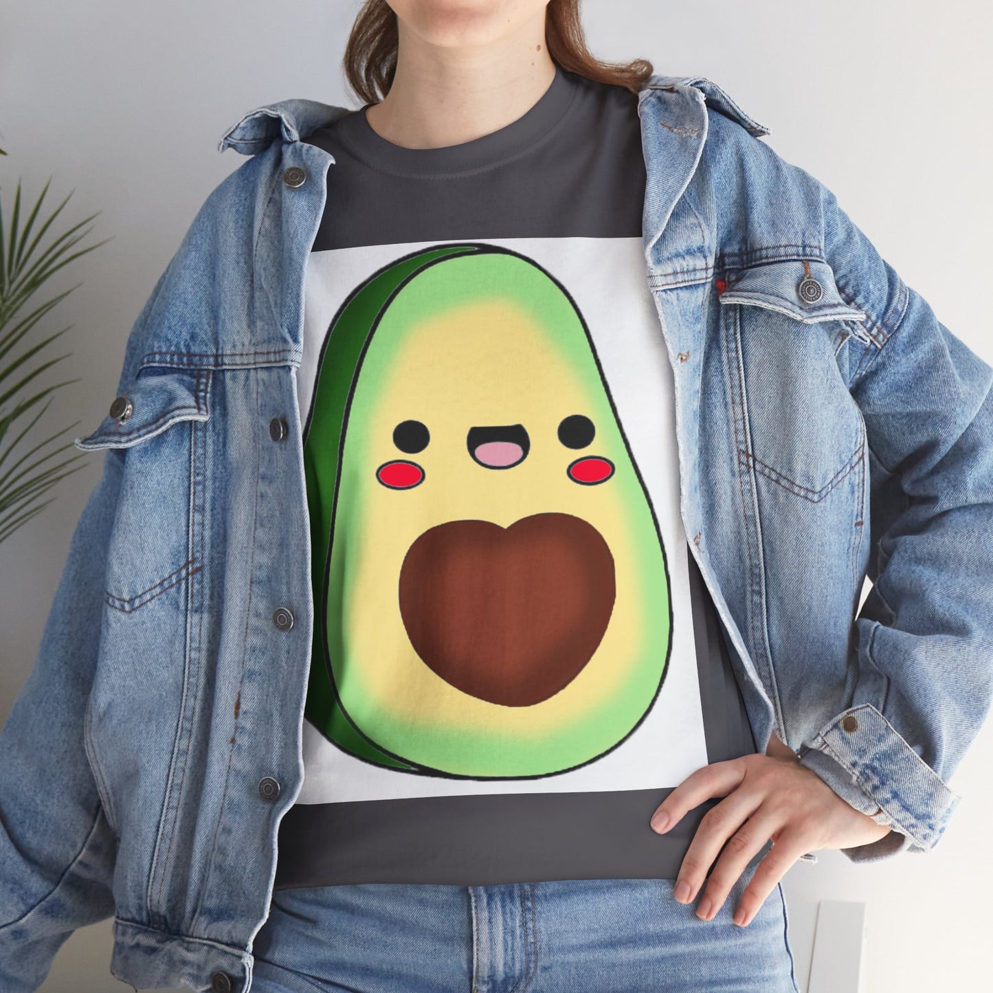Avocado Unisex Heavy Cotton T-Shirt Available in Sizes S to 5XL