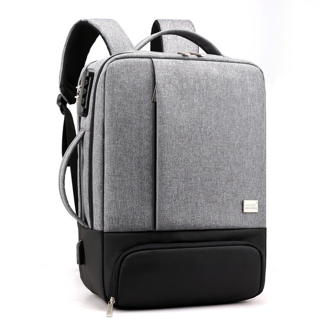 Laptop Backpack 15.6 Inch – Business Slim Durable Travel Backpack with USB Charging Port, Ideal for Men and Women