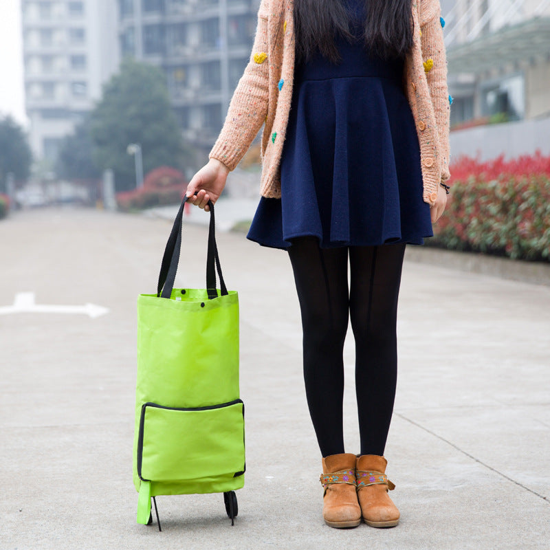 Foldable Shopping Bag with Wheels – Versatile and Eco-Friendly