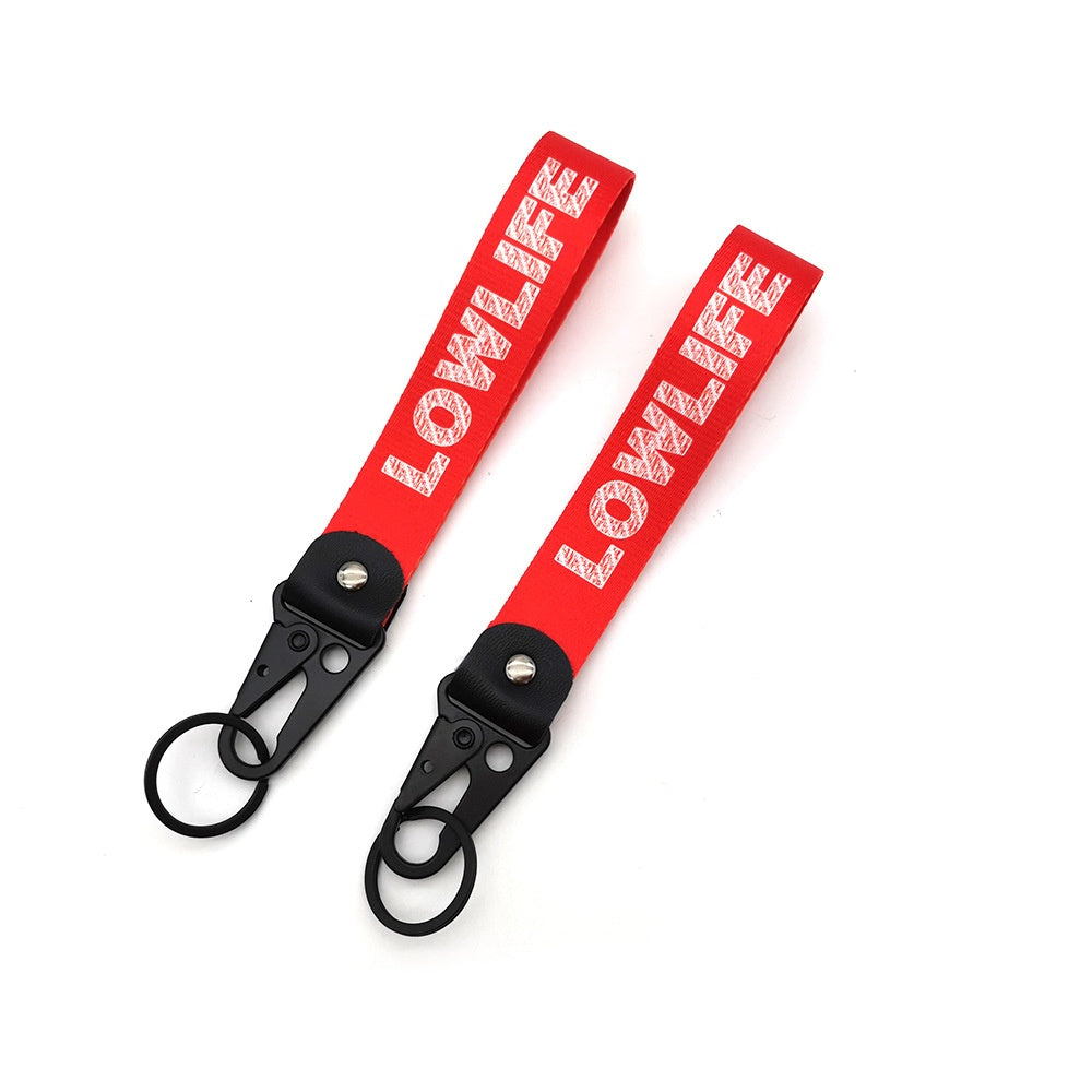 Car JDM Modified Culture Drift Expert Initial D Climbing Button Carabiner Olecranon Keychain Pendant