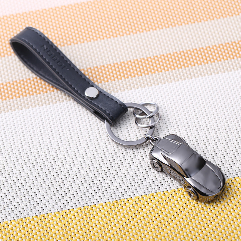 Heart-Shaped Keychain – Fashionable Couple Car Key Pendant for Unisex