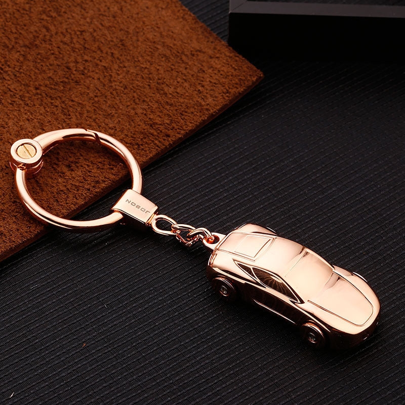 Heart-Shaped Keychain – Fashionable Couple Car Key Pendant for Unisex