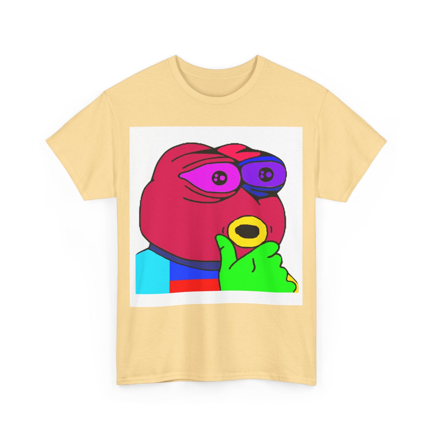 Frog Unisex Heavy Cotton Tee for Men and Women in Multiple Sizes