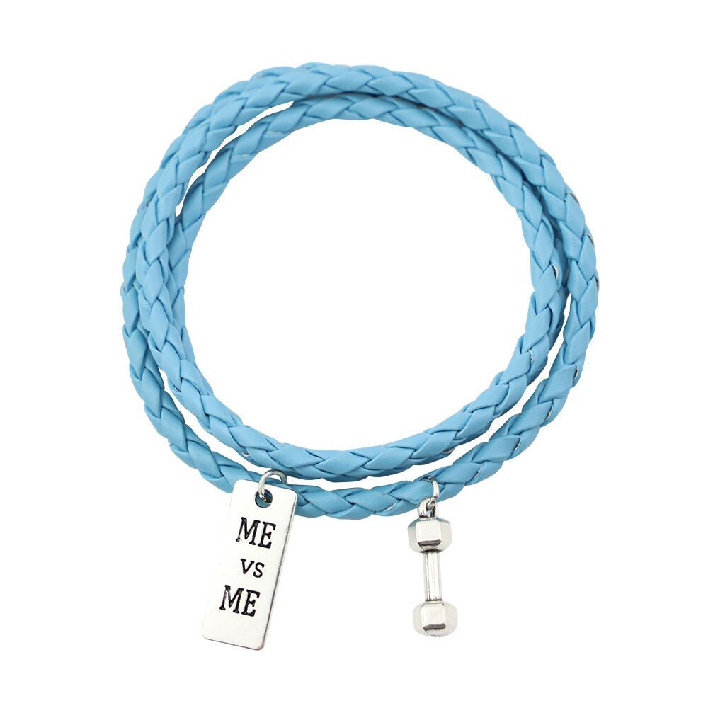 3 Laps Friendship Orange Leather Woven Women Jewelry Bangle Cuff Wristband 60CM PU Rope Bracelet