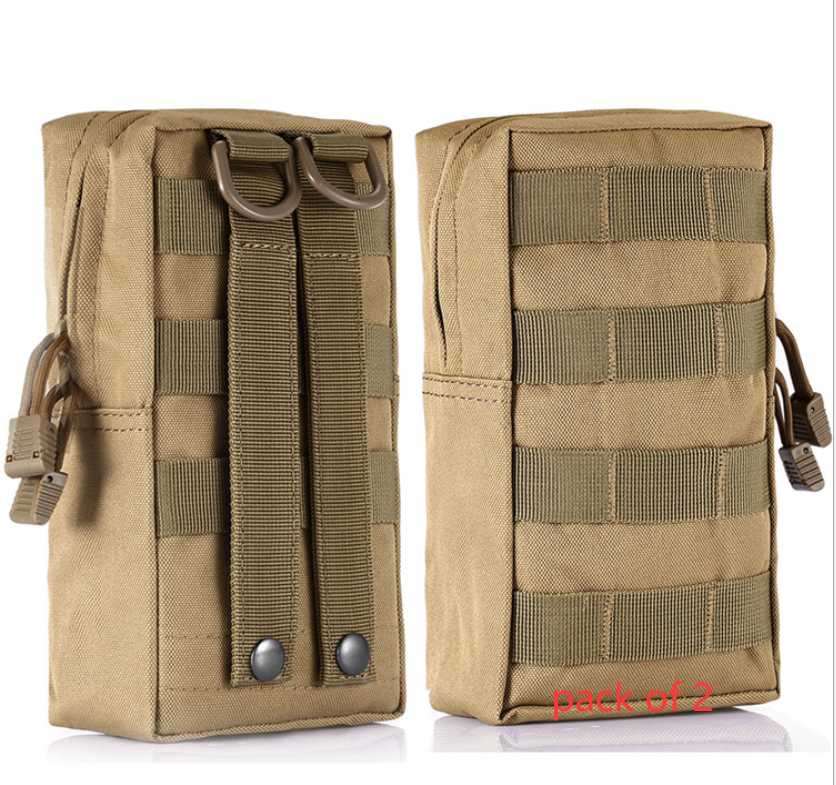 Molle EDC Utility Pouch – Compact Gear Bag, Military Tactical Waist Pack, Water-Resistant Gadget Holder for Outdoor and Everyday Carry
