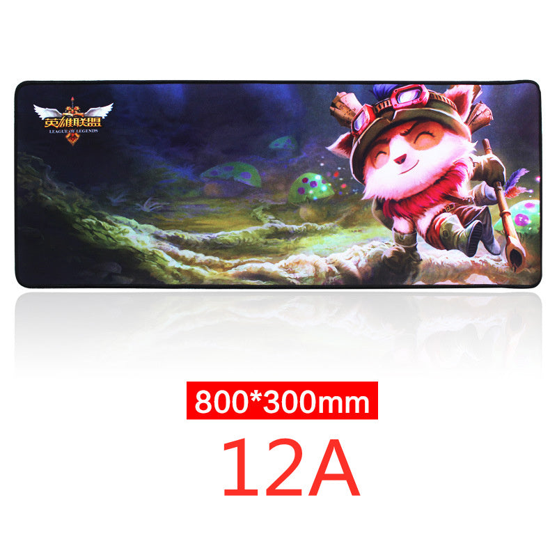 Extra Large RGB Gaming Mouse Pad, Extended Soft LED Mouse Pad, Anti-Slip Rubber Base, Computer Keyboard Mousepad Mat