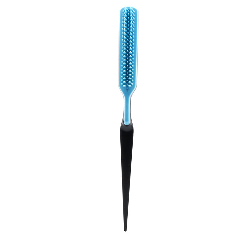 Brush Hair Curler, Air Feeling Fluffy Comb, 17 Comb Teeth Hair Fluffy Curling Roll Comb, Anti-Slip Curling Wand Hairstyling Comb