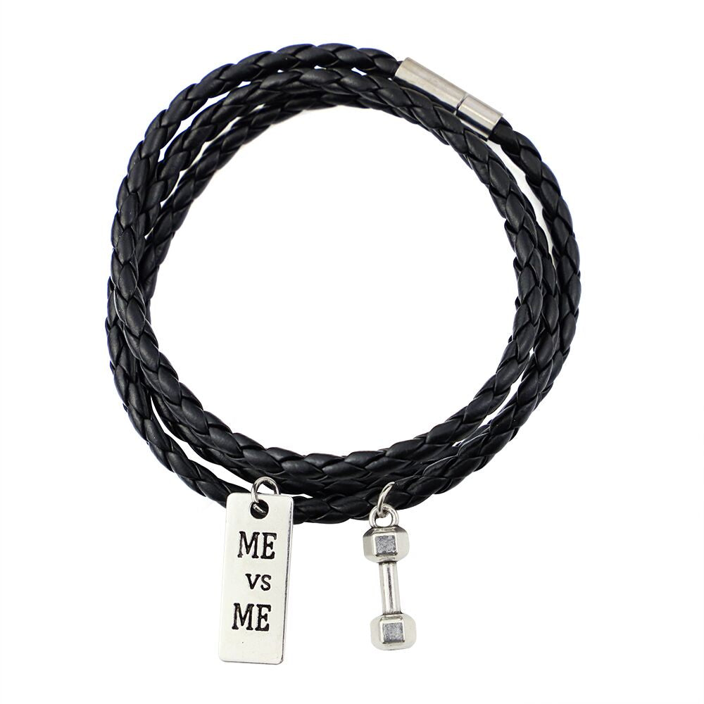 3 Laps Friendship Orange Leather Woven Women Jewelry Bangle Cuff Wristband 60CM PU Rope Bracelet